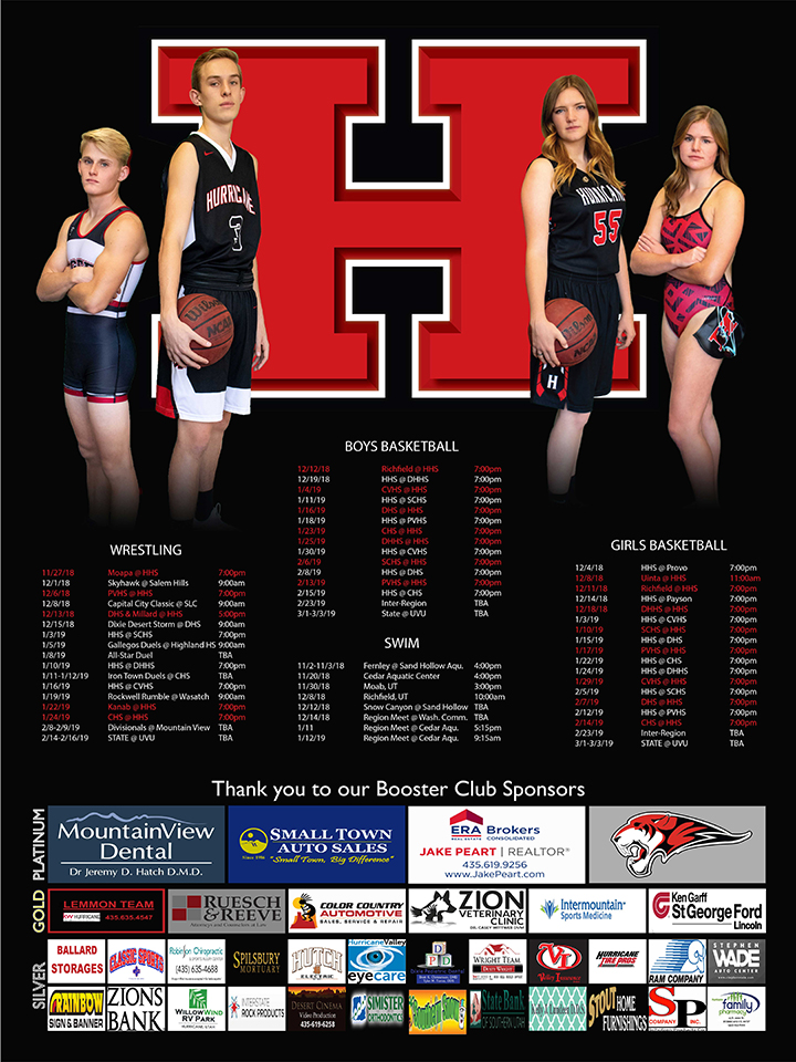 Winter Sports Poster 2018 19