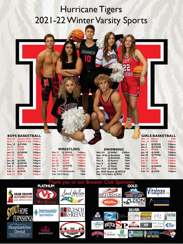 HHS Winter Sports Poster Student Athletes