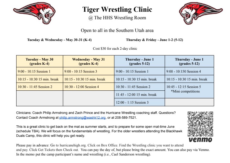 2023 Youth Wrestling Camps