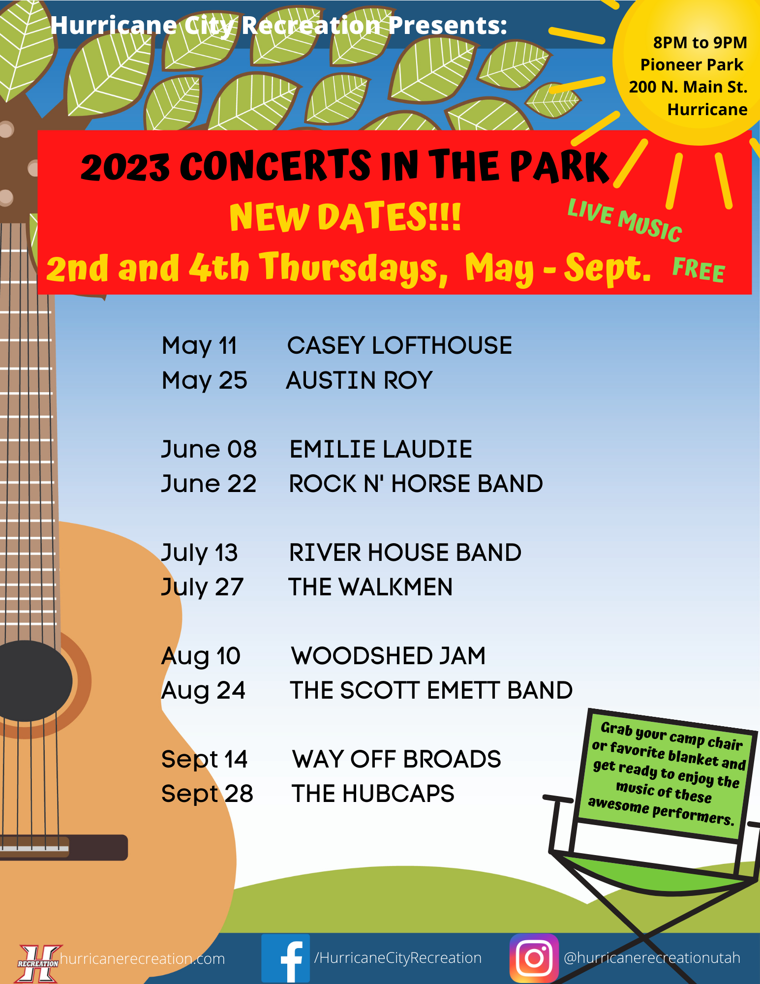 2023 Concerts in the Park