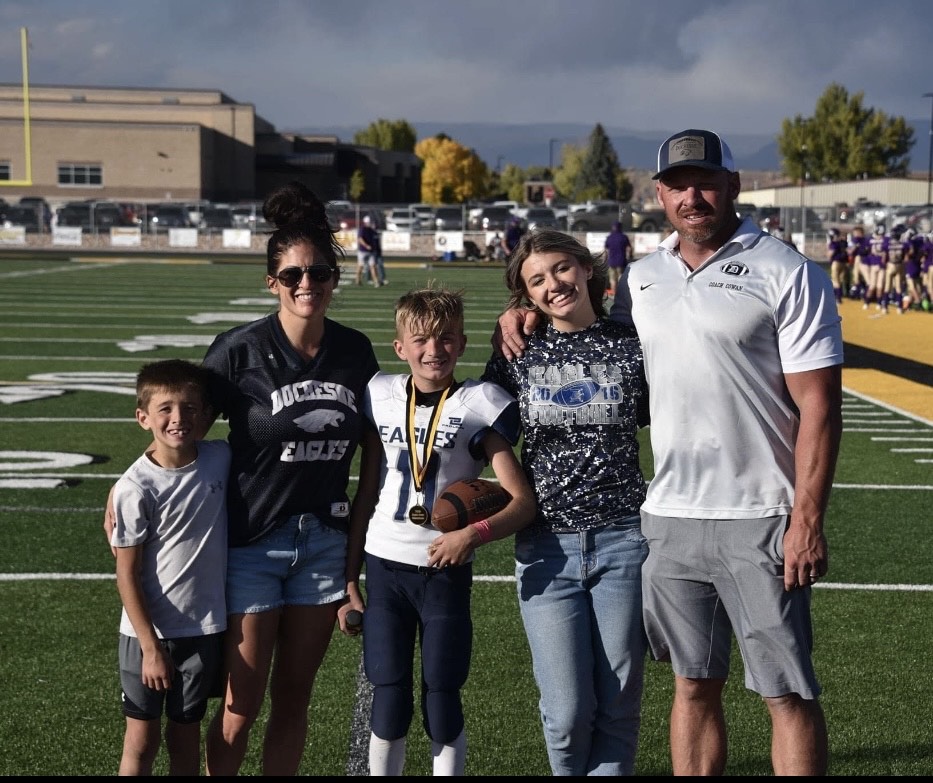 Coach Cowan and family