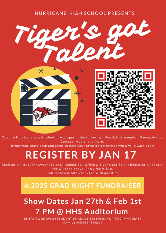 2025 Tigers Got Talent Flyer