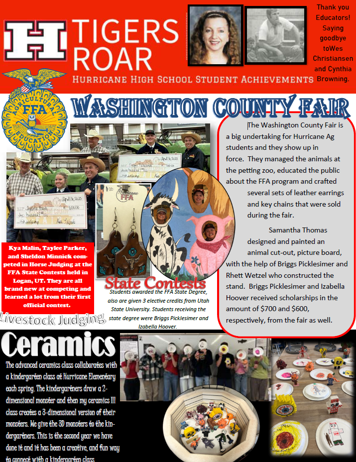 Tigers Roar HHS Newsletter