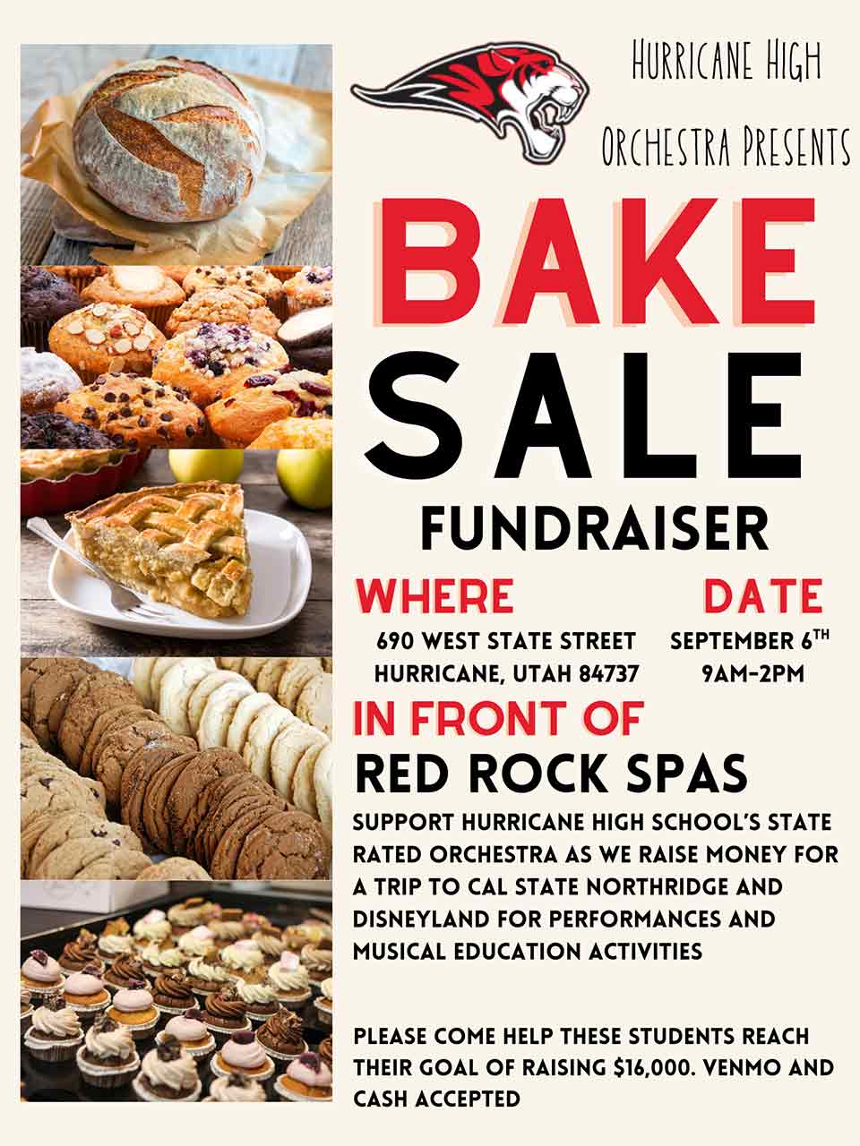 HHS Bake Sale Fundraiser