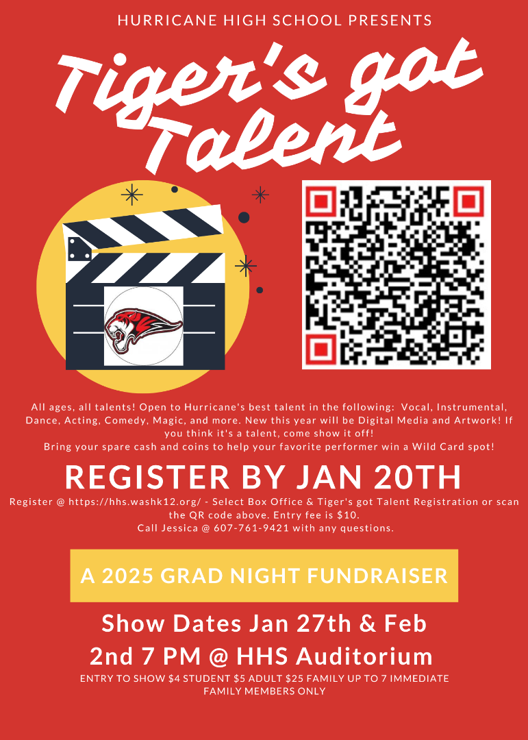 HHS Talent Show flyer