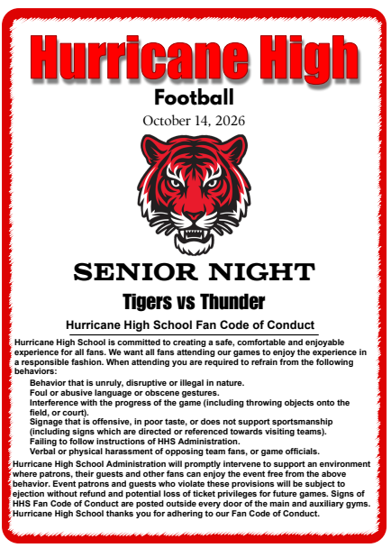 Senior Night Football